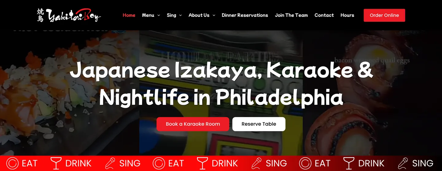 Yakitori Boy website