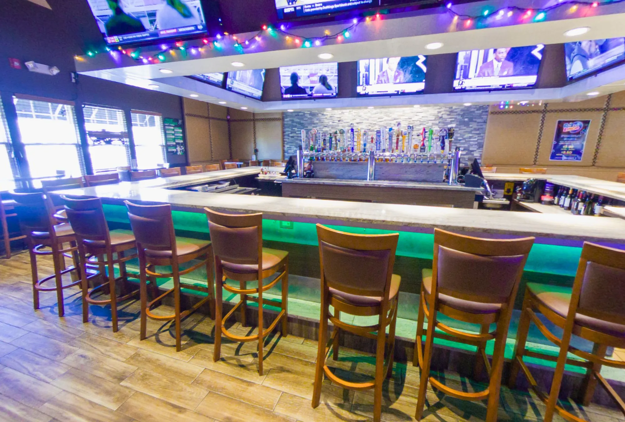 The bar at Hang Time Bar & Grille in Absecon, NJ, from the 360 tour we shot